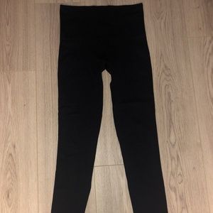 Spanx Black Look at Me Now' Seamless Leggings Sz S